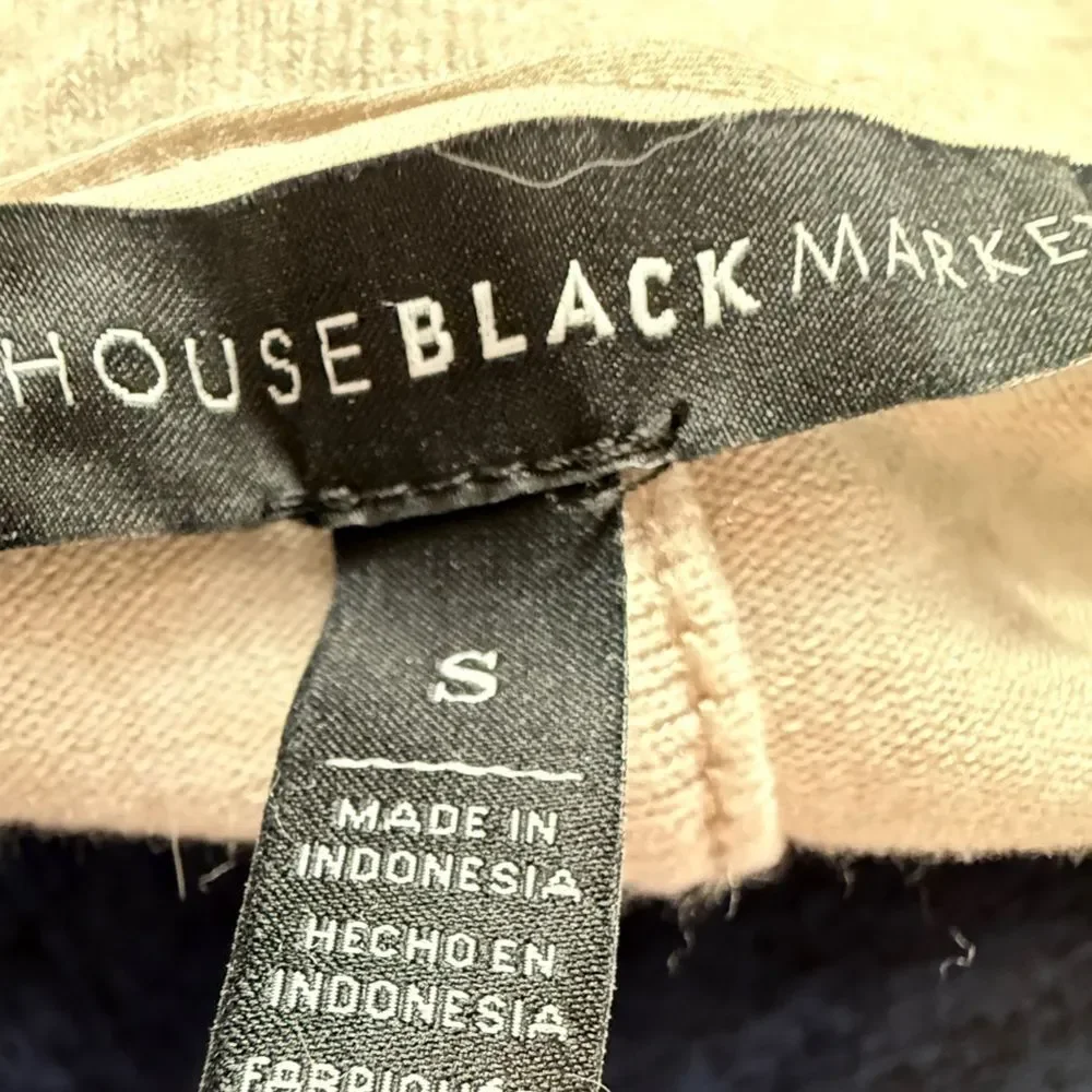 White House Black Market Oatmeal Open Cardigan
